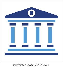 City Hall Icon Element For Design