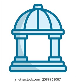 City Hall Icon Element For Design