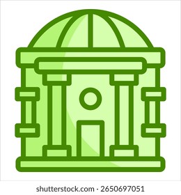 City Hall Icon Element For Design