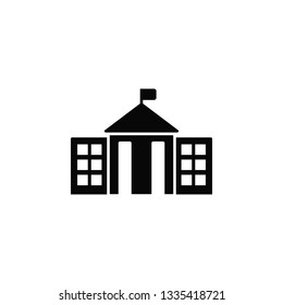 City hall, icon. Element of simple icon for websites, web design, mobile app, infographics. Thick line icon for website design and development, app development
