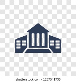 City hall icon. Trendy City hall logo concept on transparent background from Architecture and Travel collection