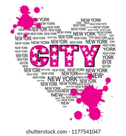 city heart for t-shirt
