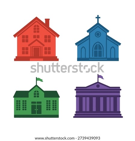 City heritage poster set, classic homes and chapel, municipal hall, walking tour map, restoration funding session, preservation grants clinic advice