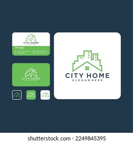 city home logo design template
