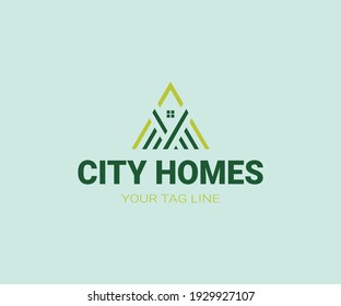 LOGO-VEKTORDESIGN VON CITY HOME, Illustration - Vektorgrafik