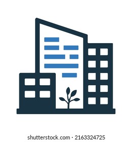 City, house, company buildings icon. Simple editable vector design isolated on a white background.