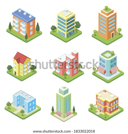 Similar – Image, Stock Photo House in house Town