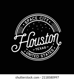 City of Houston. Houston vector design template.