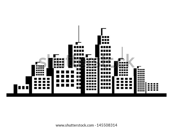 City Icon Stock Vector (Royalty Free) 145508314 | Shutterstock