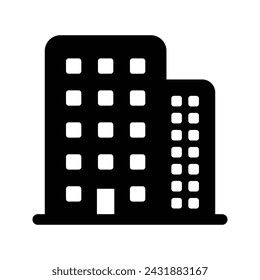 City icon. flat illustration of vector icon