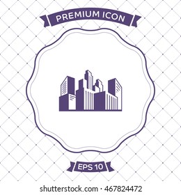 City icon vector