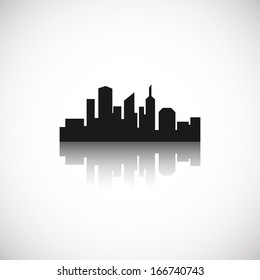 City icon. Vector illustration