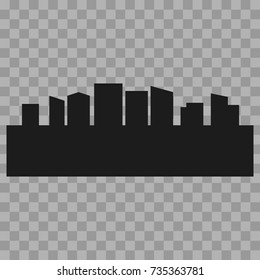 City, icon. Vector illustration