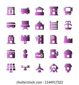 City icons in for any purposes. Perfect for website mobile app presentation and any other projects. Suitable for any user interface and user experience.