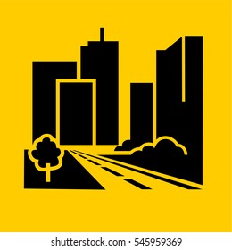 city icons vector.