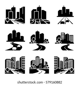 City Icons Vector.