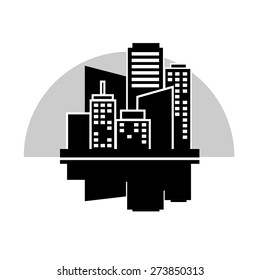 City icons.vector