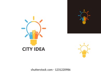 City Idea Logo Template Design Vector, Emblem, Design Concept, Creative Symbol, Icon