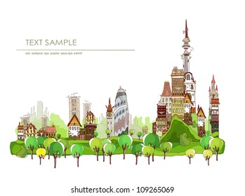 city illustration