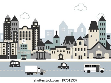 City illustration C