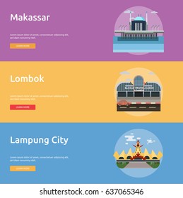City of Indonesian Conceptual Banner Design