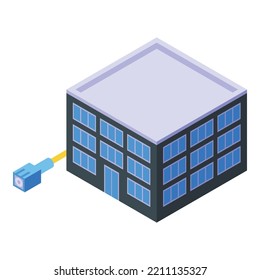 City Internet Provider Icon Isometric Vector. Wireless Service. Wifi Network