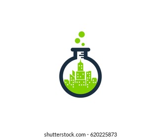 City Lab Icon Logo Design Element