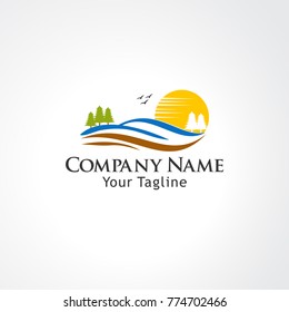 City Land Logo Vector And Element For Business