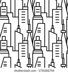 city landscape abstract pattern background