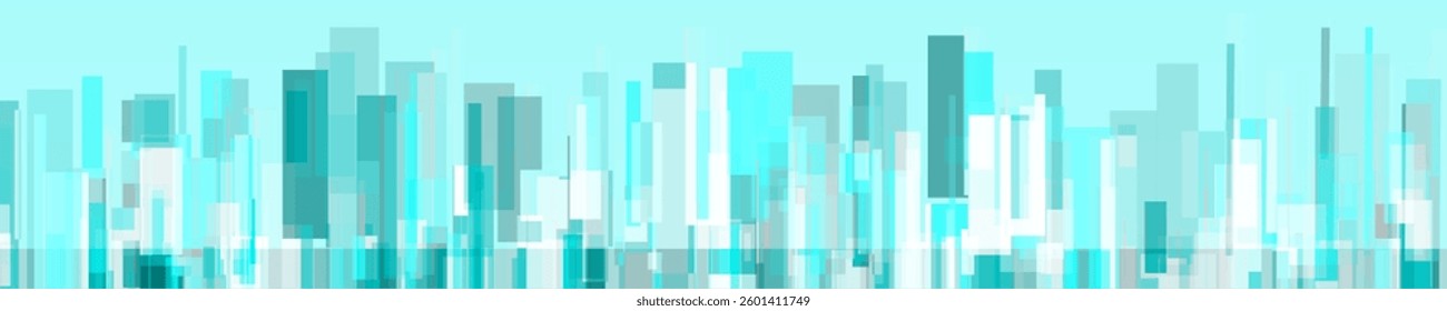 City landscape abstract vector background
