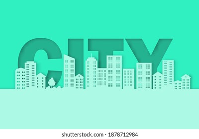 Fondo del paisaje urbano. Ilustración del vector