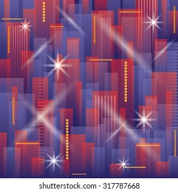 City Landscape. Beautiful abstract background town