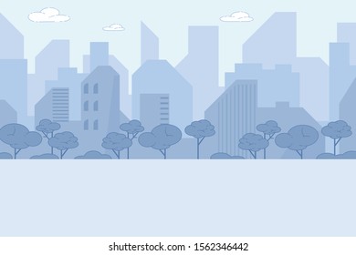 City Landscape, Modern Tall Buildings of Downtown