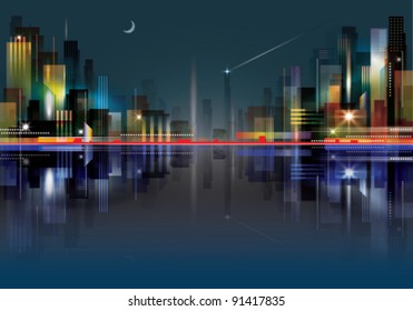 City Landscape at night