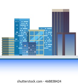 City landscape. Vector illustration