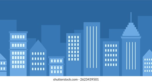 City Landscape Vector Illustration EPS