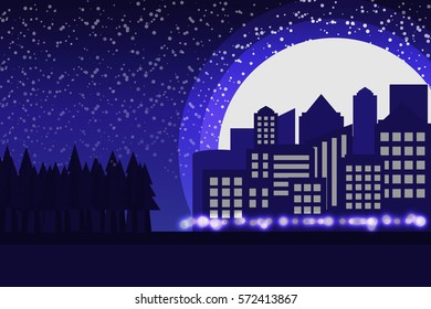 city landscape.vector and illustration