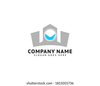 City Laundry Logo Design Vector Template