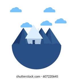 city life in flat design