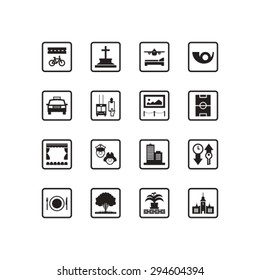 City Life Icon Set