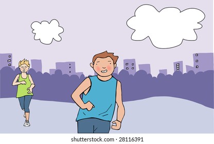 City Life - running