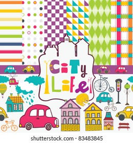 city life scrapbook