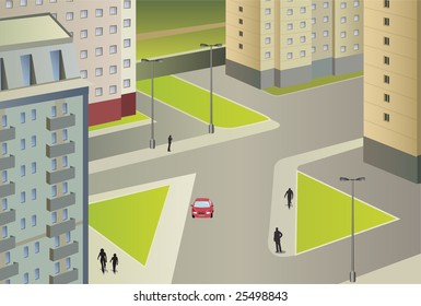 vector de vida de la ciudad