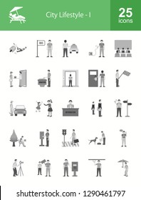 City Lifestyle Flat Icons