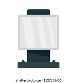 City light box icon. Flat illustration of city light box vector icon for web design