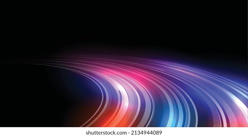 city light speed trail lines motion colorful background