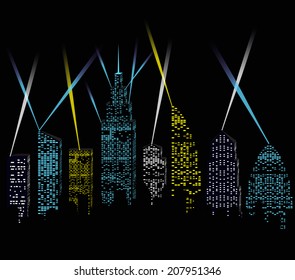 city lights