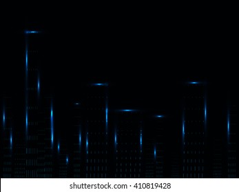 City of Lights Night background