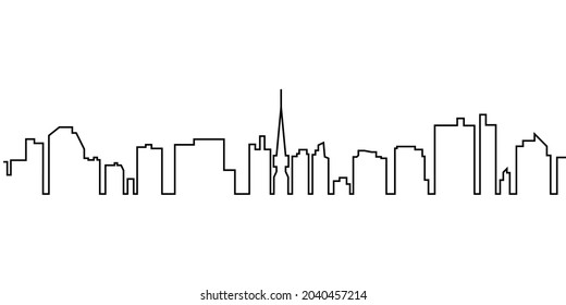 City line background simple design