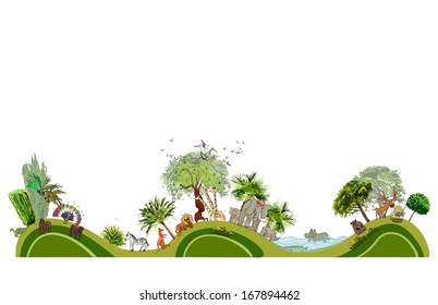 city line collection Zoo illustration